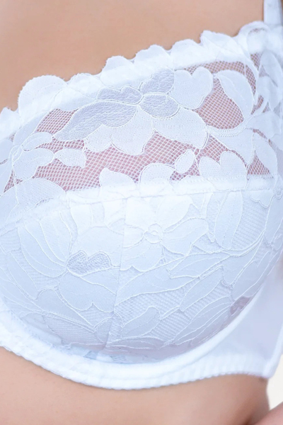 Бюстгальтер на кісточках "Лоренс" білий floral