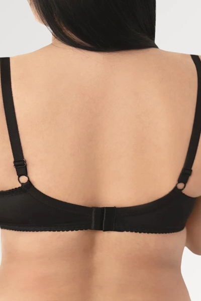 Бюстгальтер на кісточках "Лоренс" чорний floral