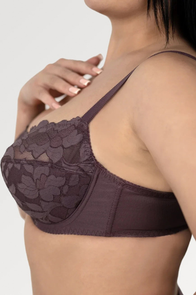 Бюстгальтер на кісточках "Лоренс" какао floral