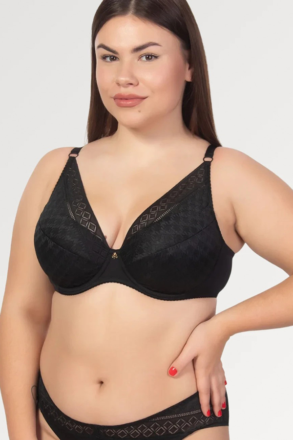 Бюстгальтер push-up "Меланія" чорний