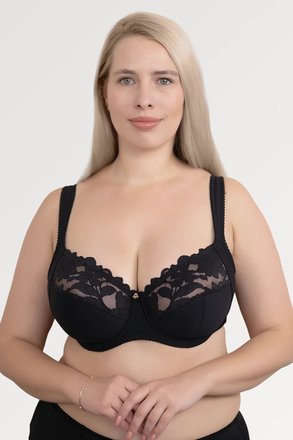 Бюстгальтер на кісточках "Міра" чорний