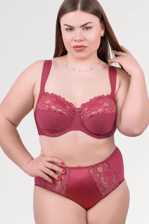 Бюстгальтер на кісточках "Міра" марсала