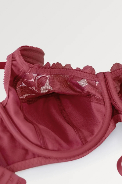 Бюстгальтер на кісточках "Міра" марсала