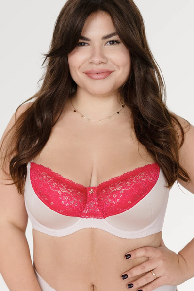 Бюстгальтер з напівм'якою чашкою "Ненсі" рожева перлина