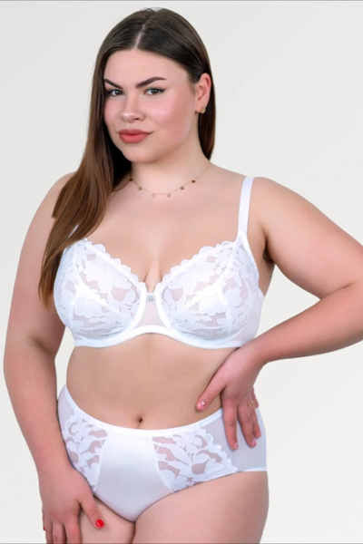 Бюстгальтер на кісточках "Сальма" білий floral