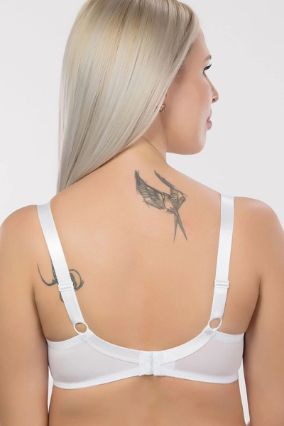 Бюстгальтер на кісточках "Сальма" білий vintage