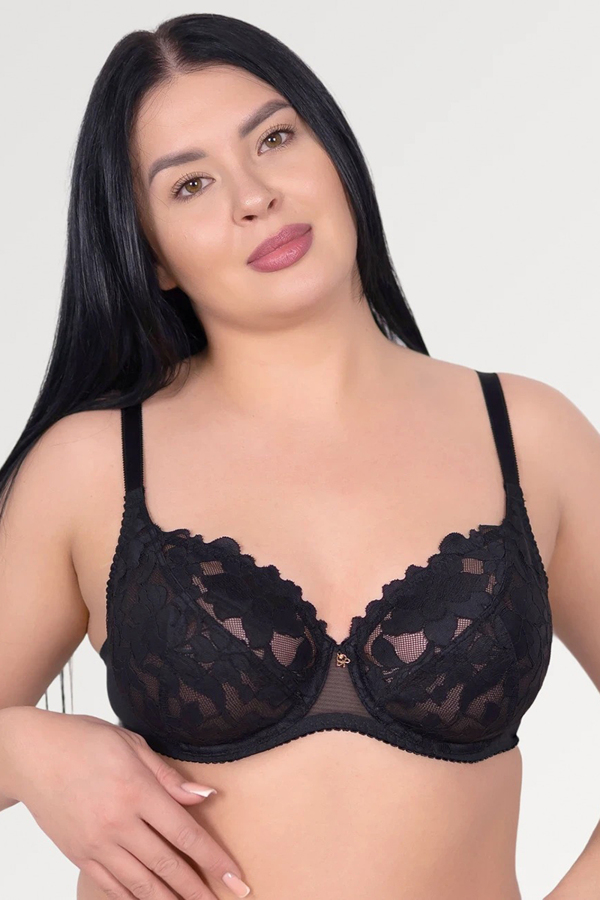 Бюстгальтер на кісточках "Сальма" чорний