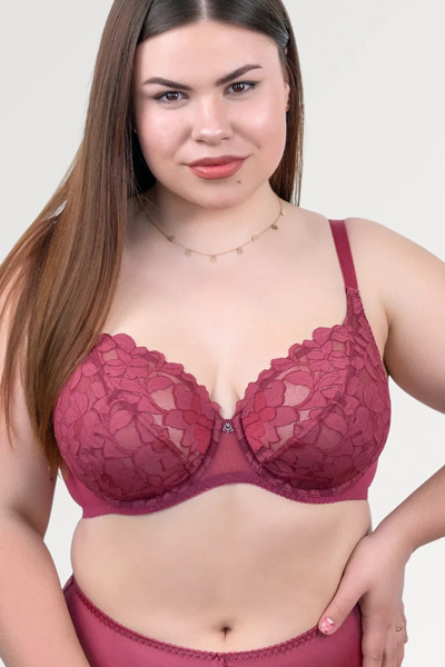 Бюстгальтер на кісточках "Сальма" марсала