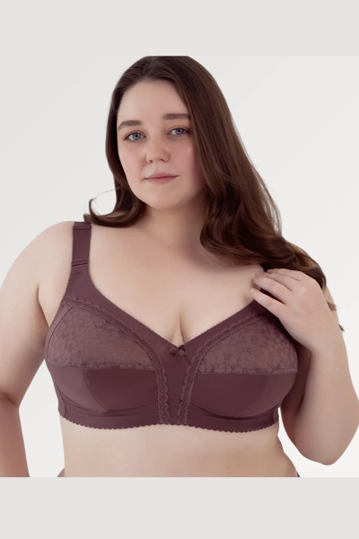 Бюстгальтер без кісточок "Тюльпан" ірландська-кава