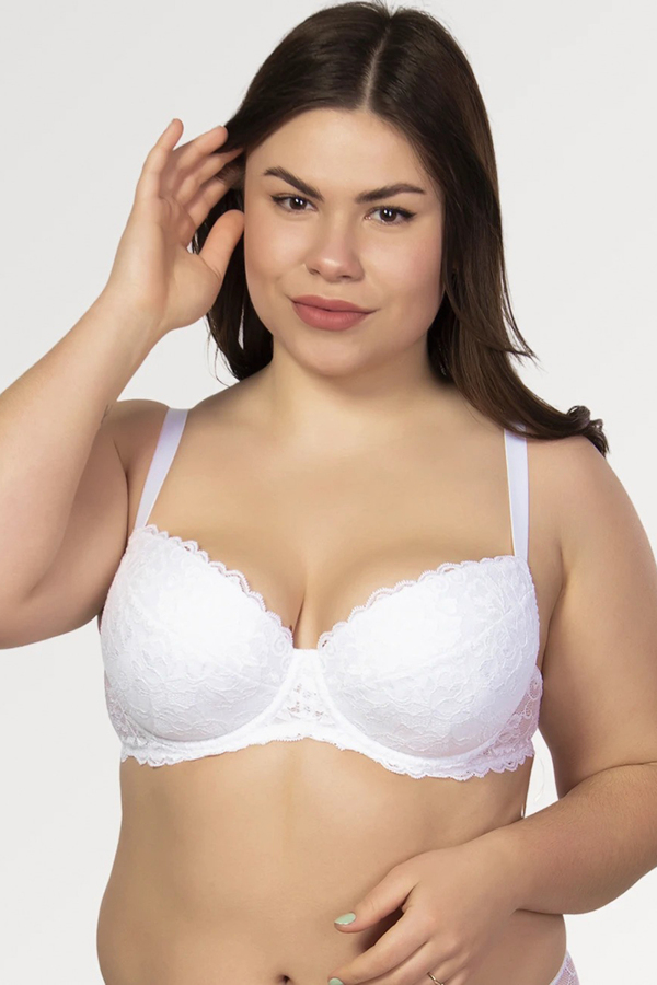 Бюстгальтер push-up "Вікторія" білий