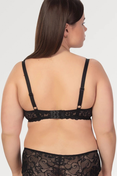 Бюстгальтер push-up "Вікторія" чорний