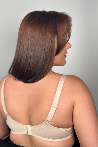 Бюстгальтер "Анфіса" срібний-піон