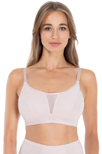 Бюстгальтер-топ "Лаура" срібний-піон