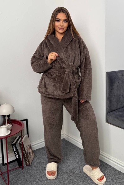 Домашній костюм "Бері" шоколад