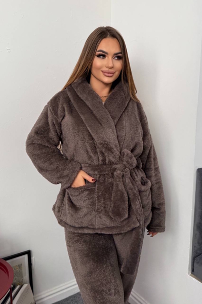 Домашній костюм "Бері" шоколад