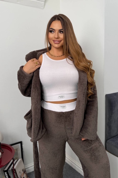 Домашній костюм "Бері" шоколад