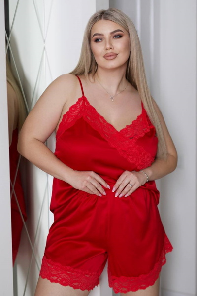 Домашній костюм "Луізіана" червоний