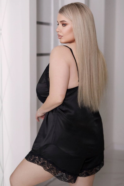 Домашній костюм "Луізіана" чорний