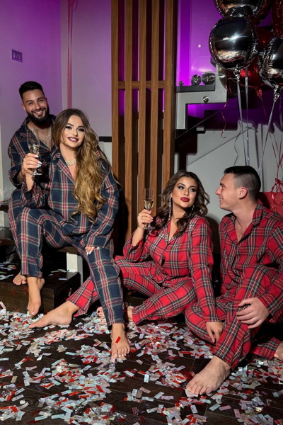 Чоловіча піжама "Равена" червона