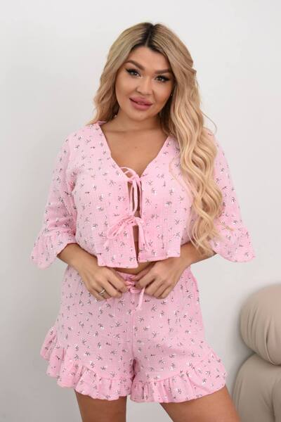 Піжама з мусліну "Софія" рожева