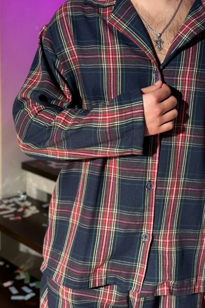 Чоловіча піжама "Равена" синя