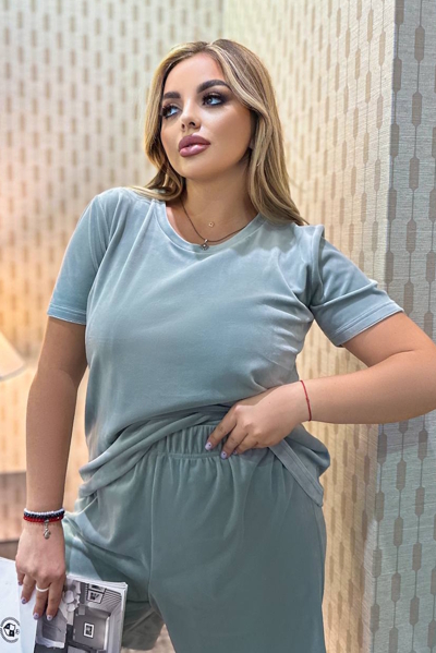 Домашній костюм "Левел" оливка