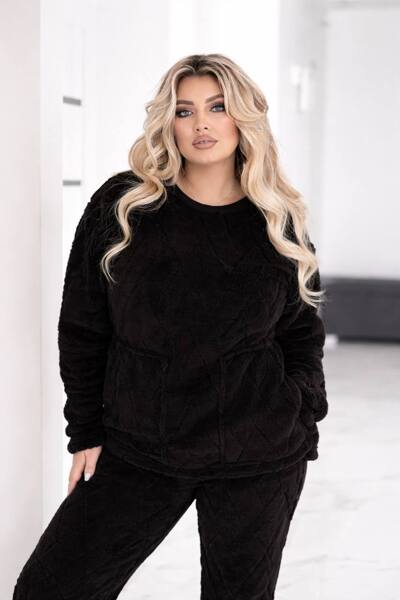 Махрова піжама "Авіта" чорна