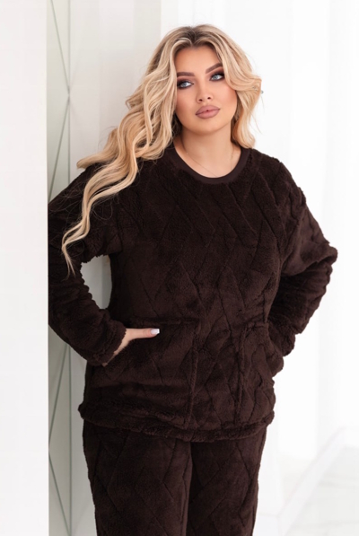 Махрова піжама "Авіта" шоколад