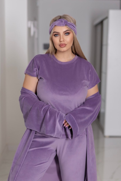 Домашній костюм 4-ка "Сінді" лаванда