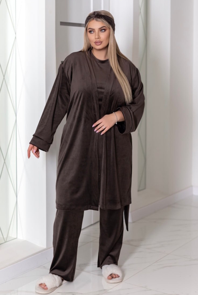 Домашній костюм 4-ка "Сінді" шоколад