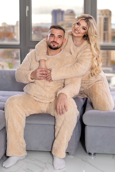 Чоловіча піжама "Хаус" бежева