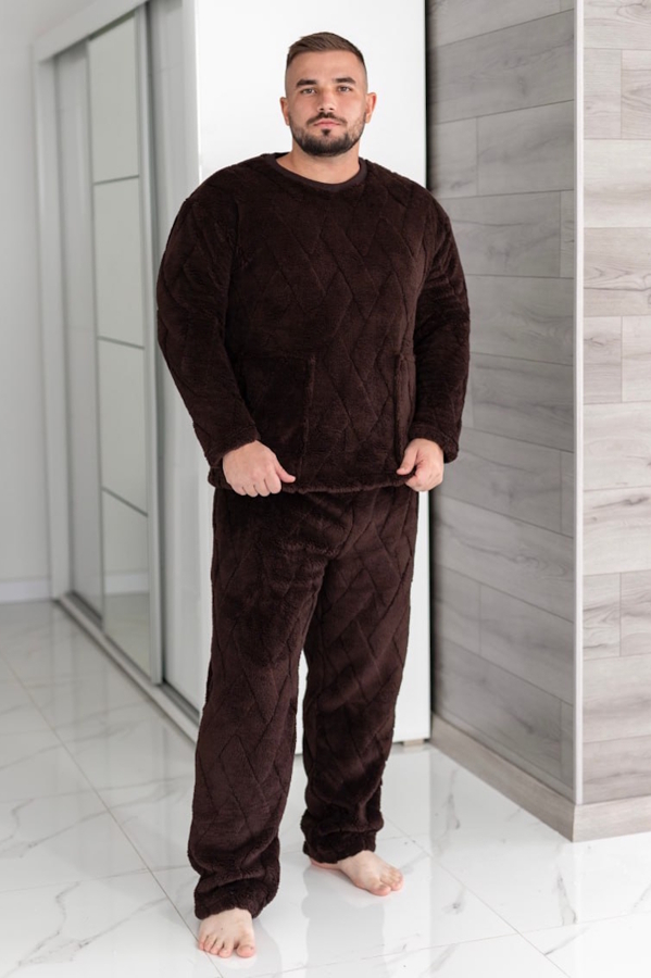 Чоловіча піжама "Хаус" шоколад