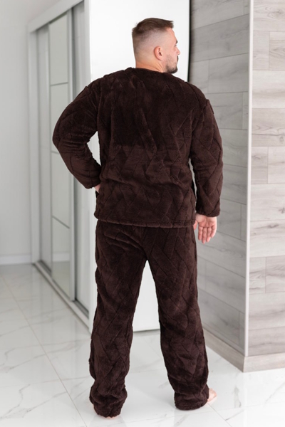 Чоловіча піжама "Хаус" шоколад