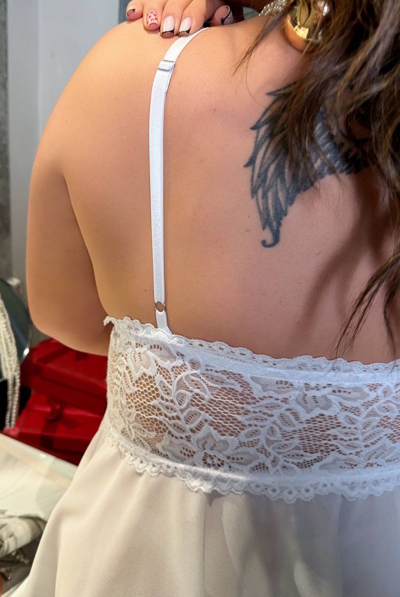 Нічна сорочка "Лола" молочна